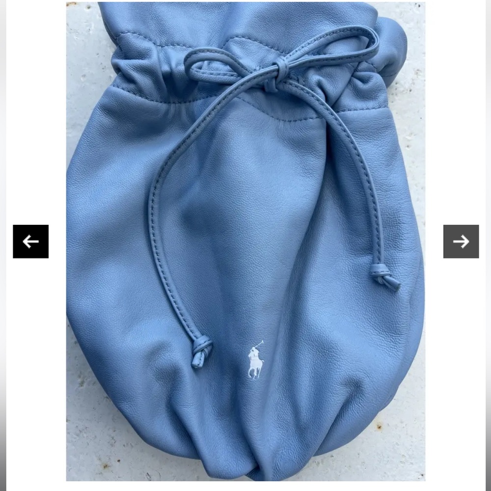 Ralph Lauren Lambskin Bucket Bag
